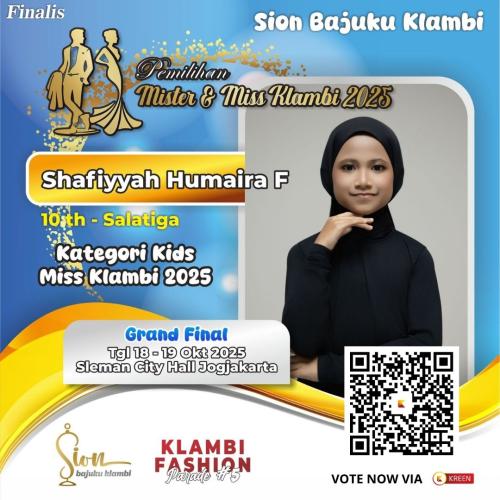 shafiyyah humaira f