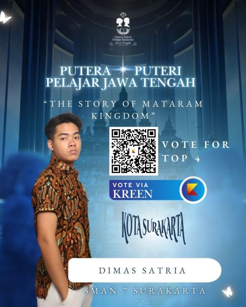 DIMAS SATRIA - Vote for Top 4 Finalis Putera Pelajar Jawa Tengah 2026 ...