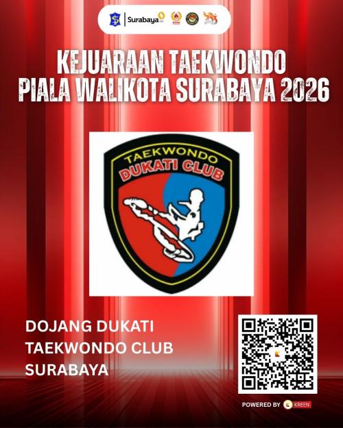 dojang dukati taekwondo club surabaya